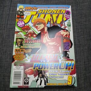 Shonen Jump Manga Bleach September 2008 Volume‎ 6 Issue 9 Naruto Yugioh- TA